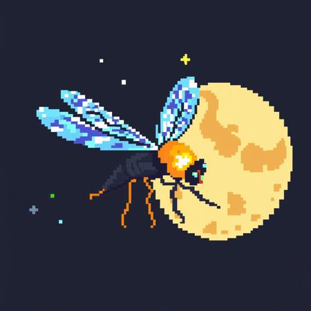 firefly pixel art
