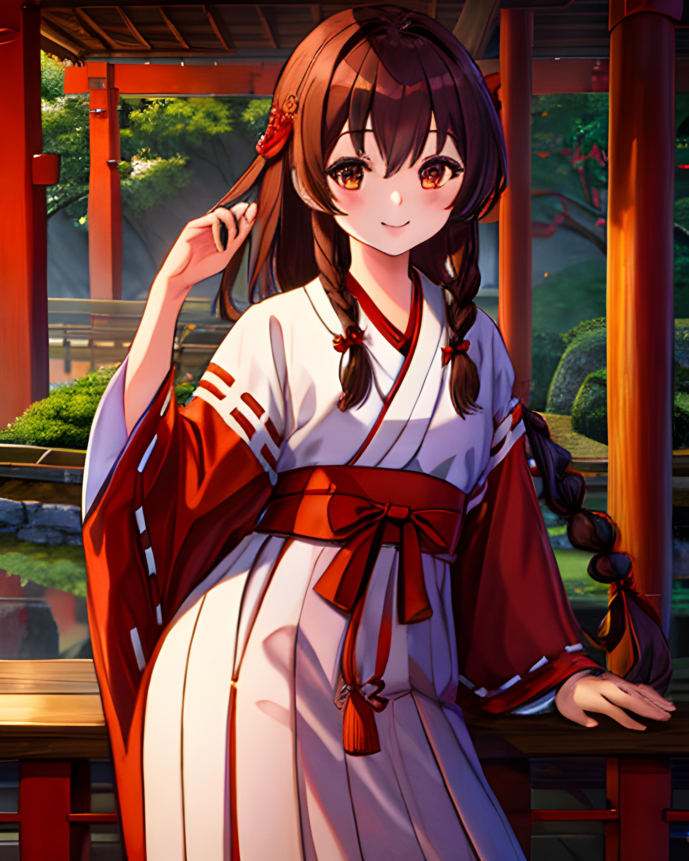 Miko Shrine Maiden Clothes image by KimiKoro