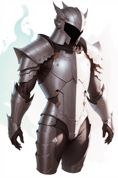 MagicItem_v1 <lora:MagicItem_v1-000002:1>(white background), armor, no human, suit of armor