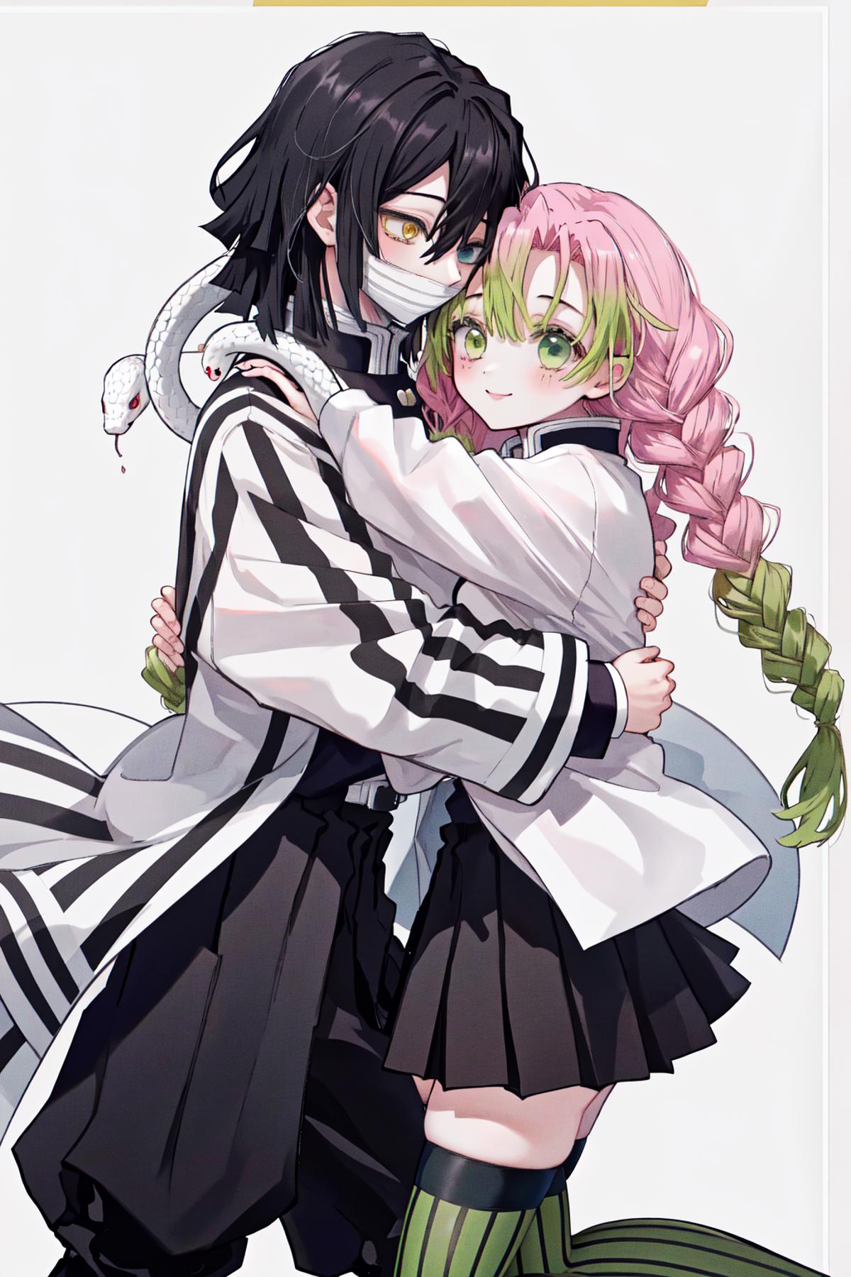 Obanai x Mitsuri | 鬼滅の刃 蛇x恋 (Kimetsu no Yaiba) image by Akii