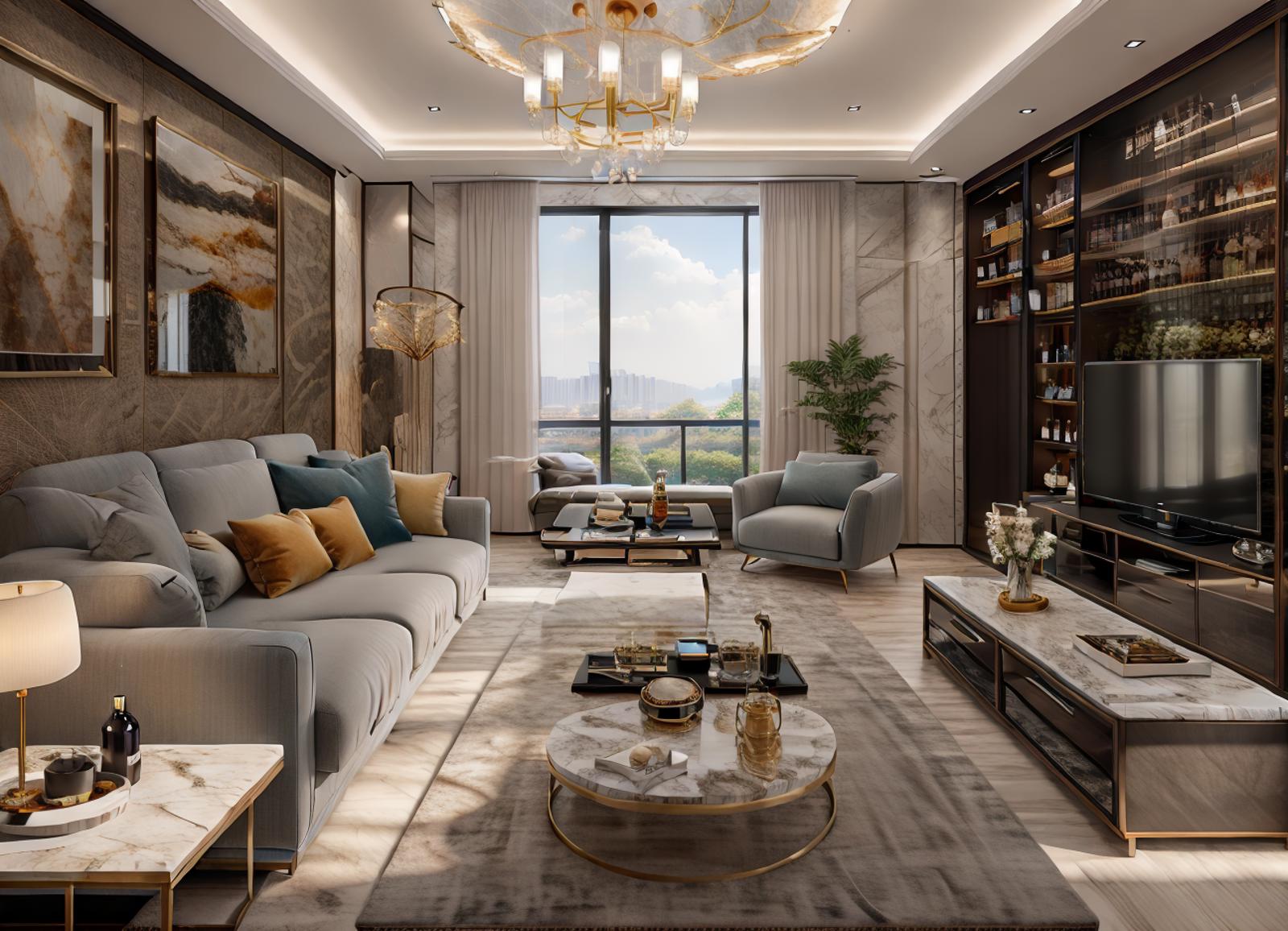 Modern luxury living room image by Hakhoa0901