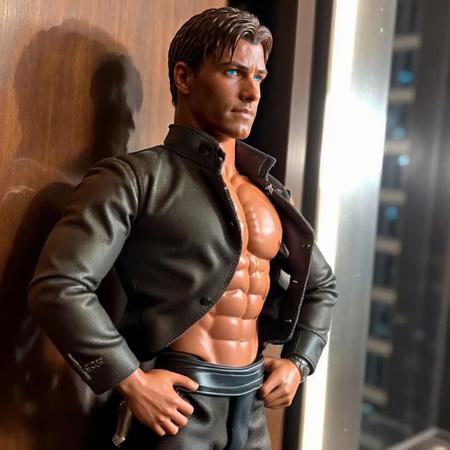 portrait of maxsteel person, in blade runner, professional photography, high resolution, 4k, detailed photo,  <lora:maxsteel_52650:1>