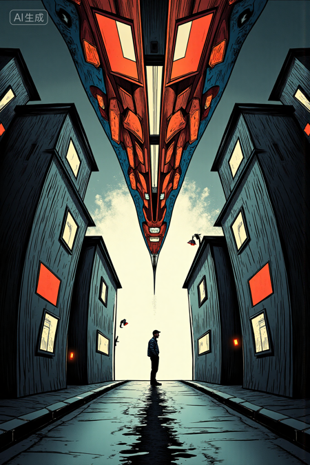 Scene | Space | Dreamlike | Surreal | Imagination | Creativity Surreal_Geometric_Whimsy