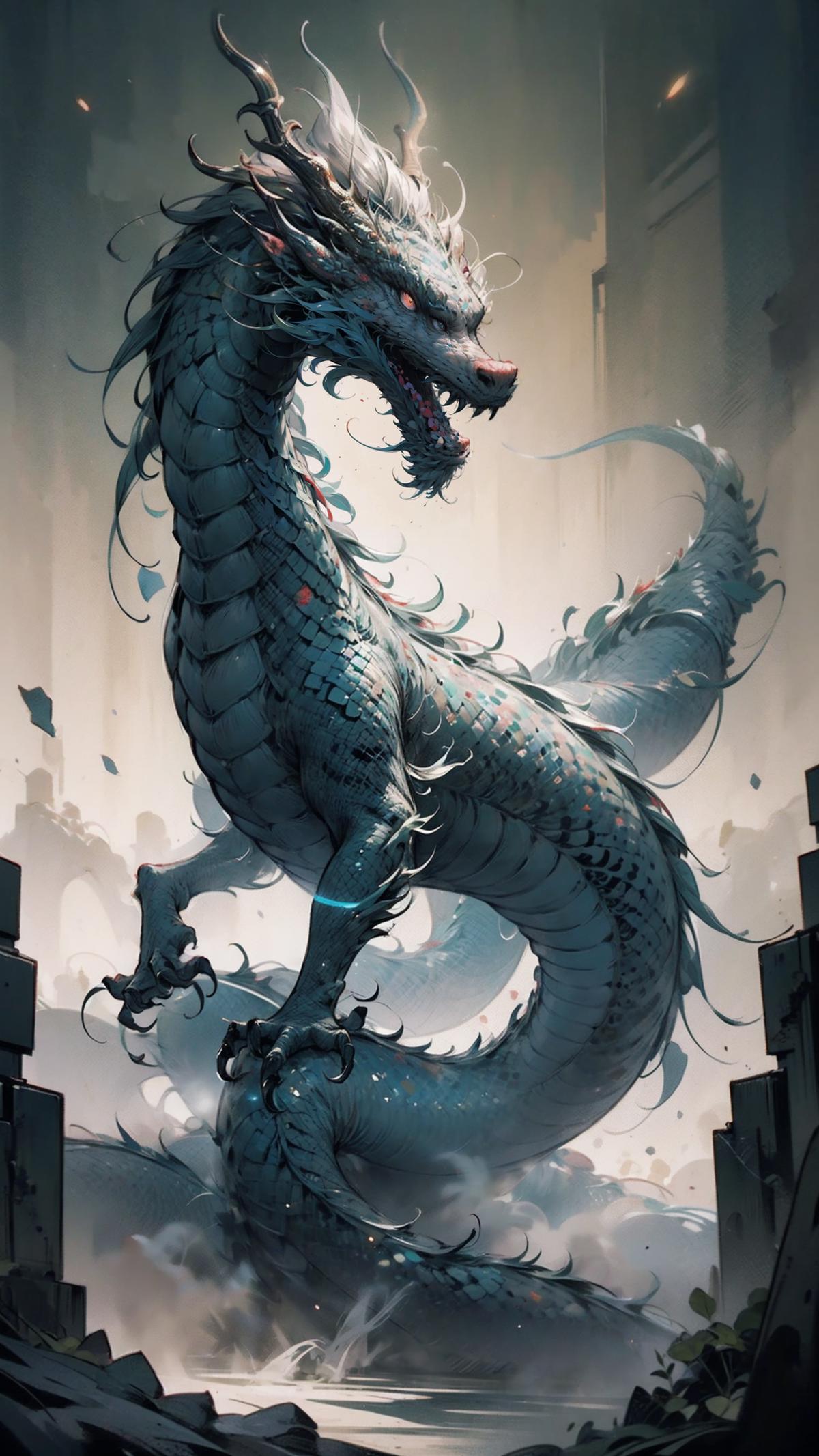 CHINESE DRAGON丨东方有神龙 image by Adamai