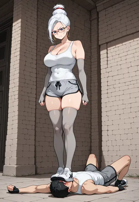 Face Trampling Femdom