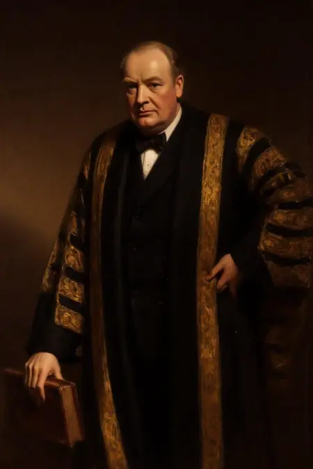 Classy British Old School: Frank Owen Salisbury Oil Painting Portrait Style