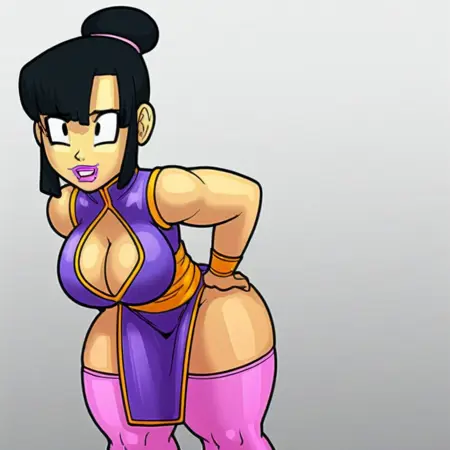 Chi-Chi Dragon ball Z (Rabies T. Lagomorph style)