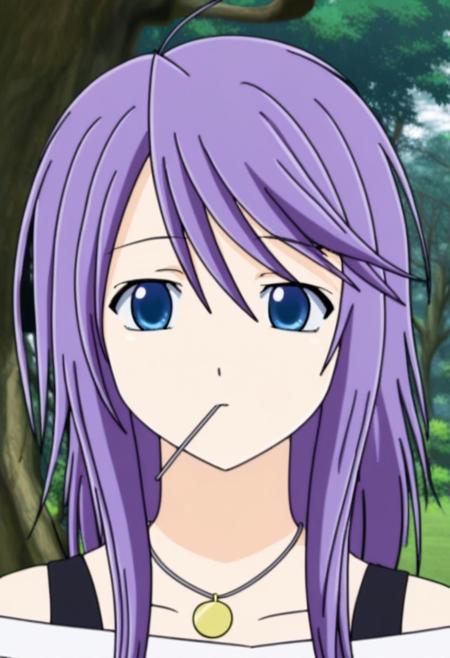 Mizore Shirayuki from Rosario + Vampire Mizore Shirayuki