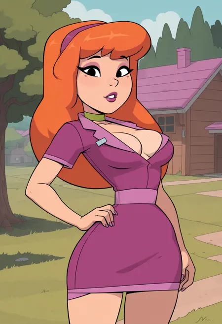 Daphne, (Camp Pinewood, Scooby-Doo), LoRA, IllustriousXL