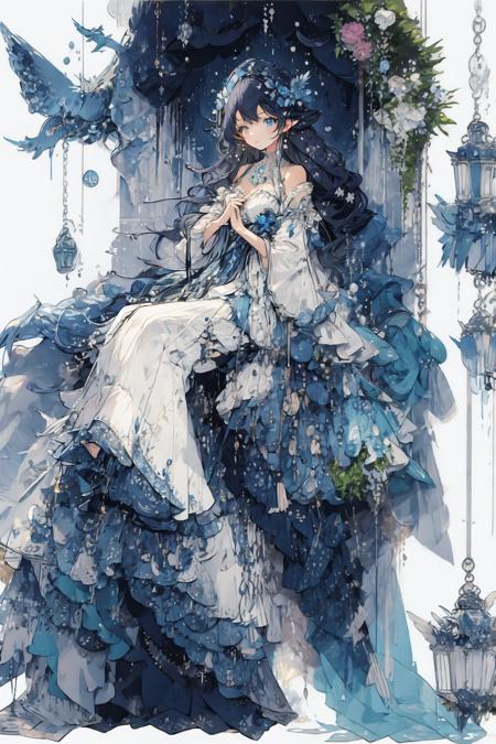 (masterpiece:1.2), best quality,PIXIV,
1girl, long hair, dress, solo, 
 <lora:fairy tale girl_20230711162639:1>