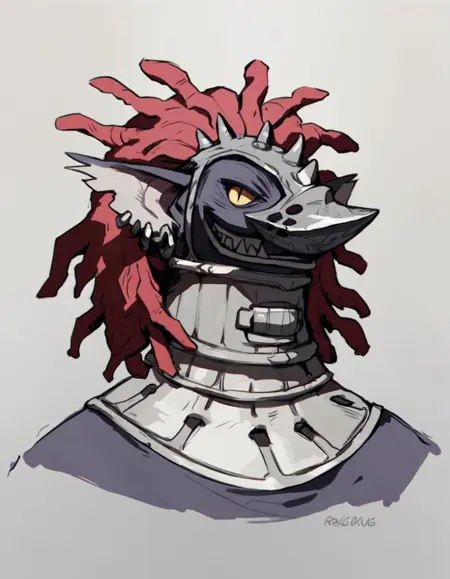 Verg (blue submarine no. 6) - ill and pony