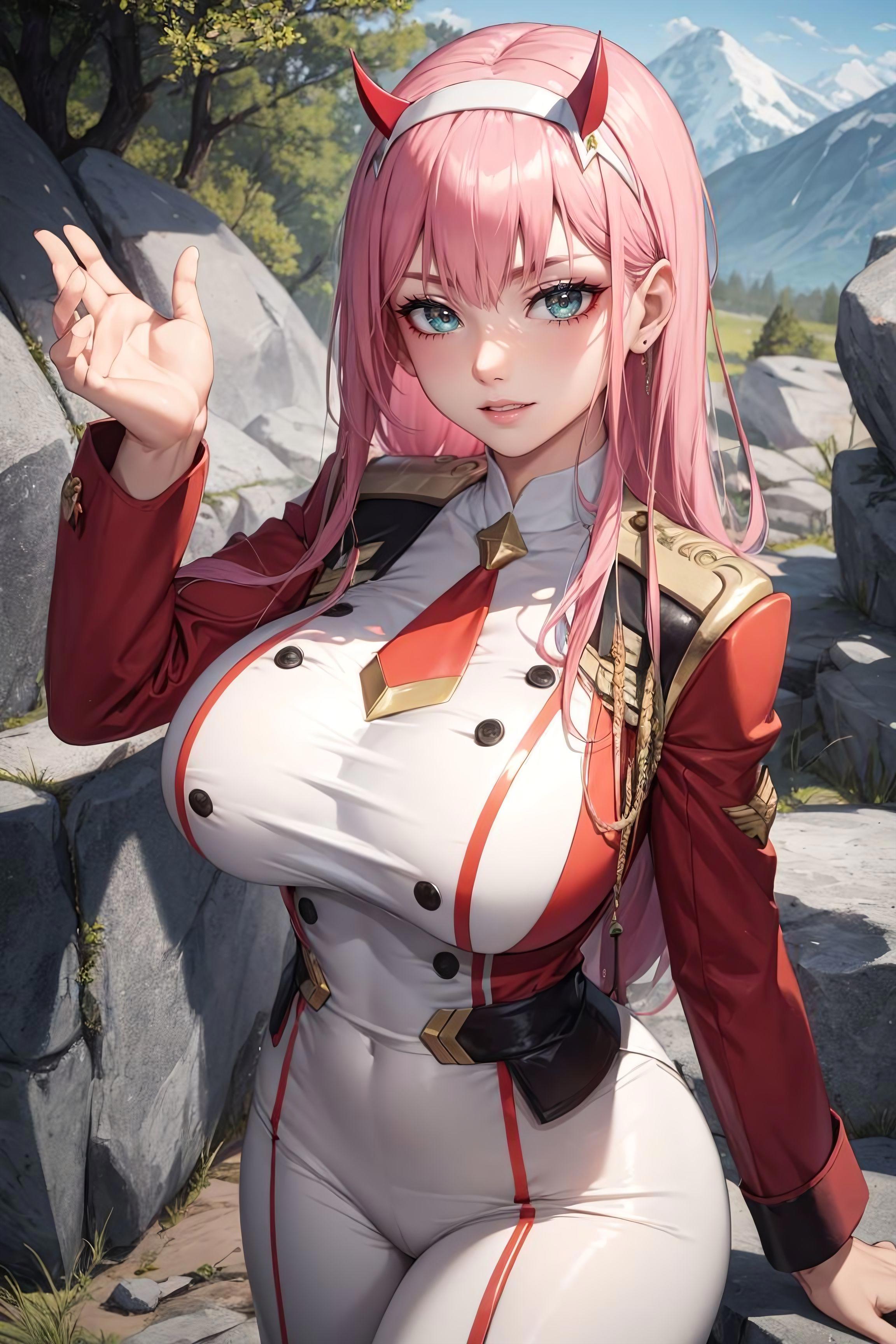 Zero Two (Darling in the Franxx) image by AsuraAI