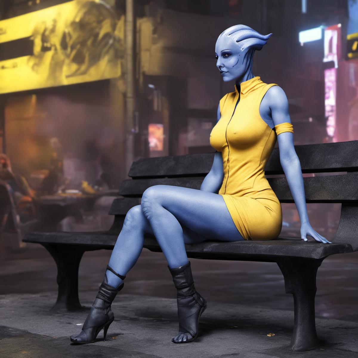 Asari SDXL (Mass Effect) image by M3s