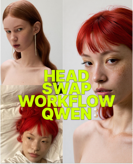 ComfyUI Qwen Edit Workflow for Head Swap no LoRAs needed! v1.0