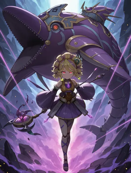 Yu-Gi-Oh! - El Shaddoll Wendigo (エルシャドール・ウェンディゴ) illusXL