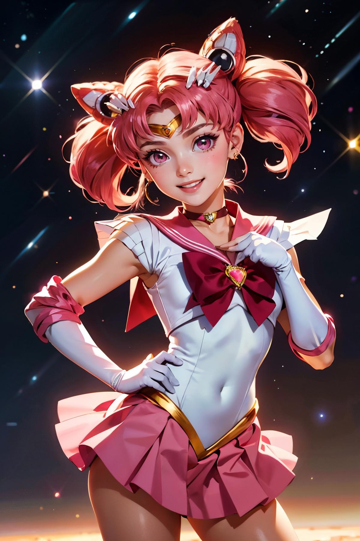 Chibiusa Tsukino (ちびうさ) / Sailor Chibi Moon (セーラーちびムーン) - Sailor Moon (美少女戦士セーラームーン) image by wikkitikki