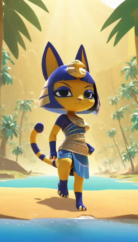 Ankha [Animal Crossing] LoRA XL