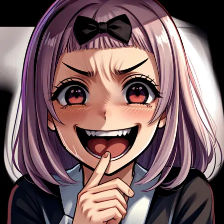 evil grin