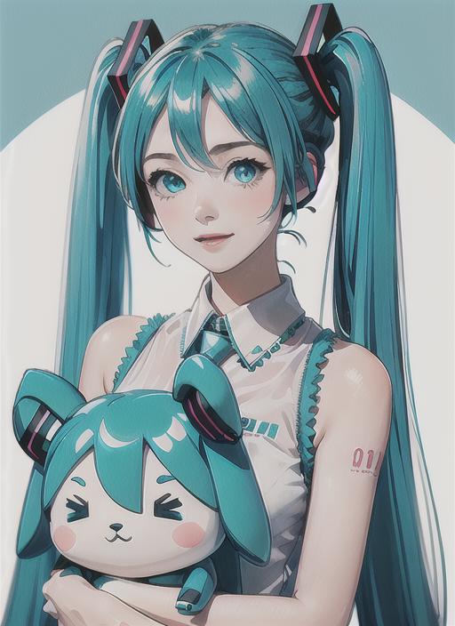 Hatsune Miku (with shiny eyes) image by Herrscher_AGGA2023