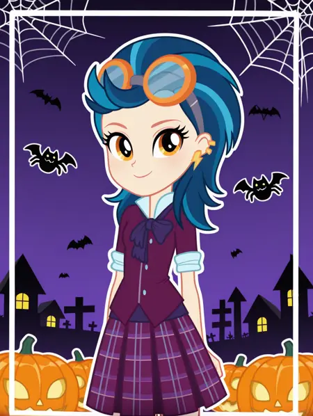 Indigo Zap(EQG) | My little pony: Equestria girls | [ illustriousXL ]