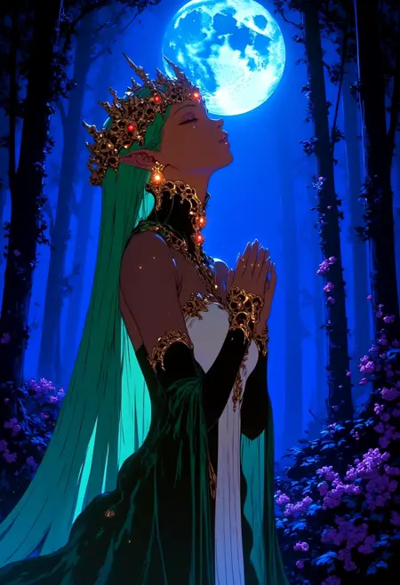 Beautiful darkness style Flux/illustriousXL