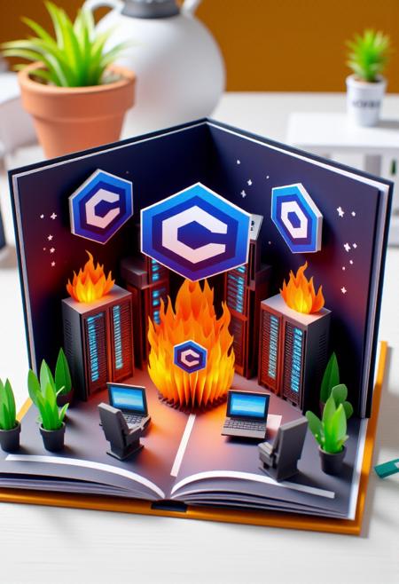 Pop-up Book Papercraft Plotter [FLUX] V1