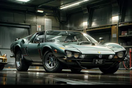 60s Exotic Car Homage