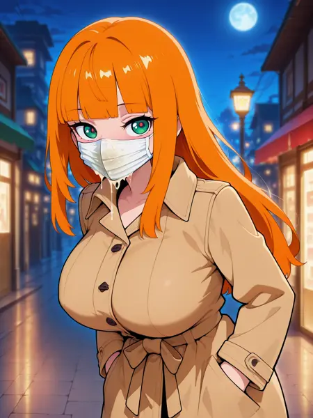 Cum in mask Illustrious