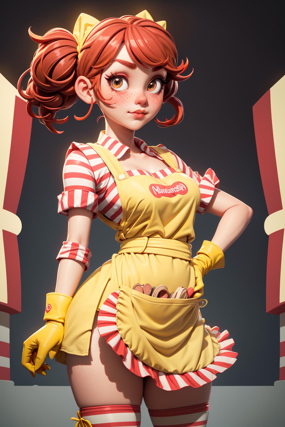 Ronald McDonald-Chan, Character/Outfit, by YeiyeiArt (Restaurant Series) image by disti001