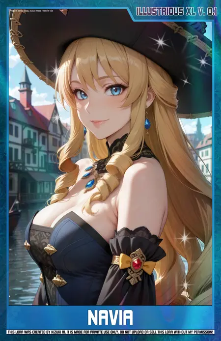 KizukiAi - Genshin Impact - Navia [Illustrious XL V.0.1]