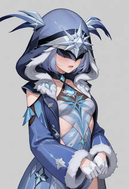 Cryo Cicin Mage (Genshin Impact) SDXL LoRA [Illustrious]