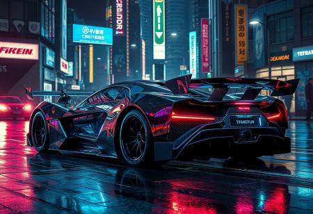 Cyberpunk hypercar