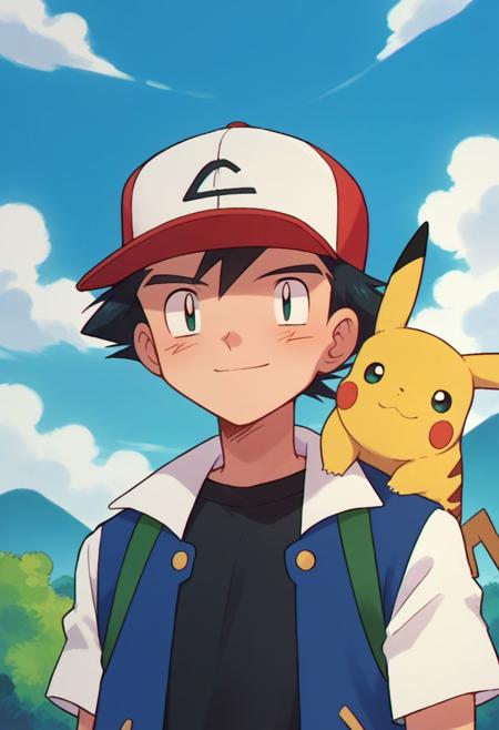 Ash Ketchum / Satoshi - Kanto version - Pony + Illustrious Pony - 1.0