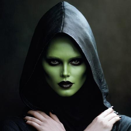 Dark Fantasy Art of  <lora:jim carrey the mask:1.2>
jim carrey the mask a woman with a hood on, dark, moody, dark fantasy style