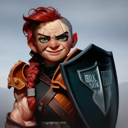 Female Dwarf - Fantasy