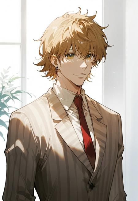 ParistonHXH blonde Pariston hair, brown Pariston eyes