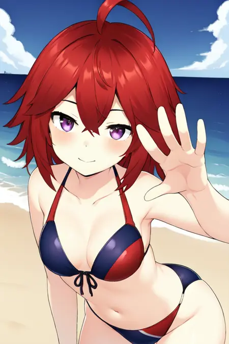 utiniko akagami　Vroid3dmodel finetuning test dataset