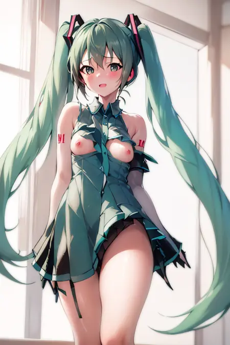 No.409 concept 胸口破洞衣服概念 breastless clothes
