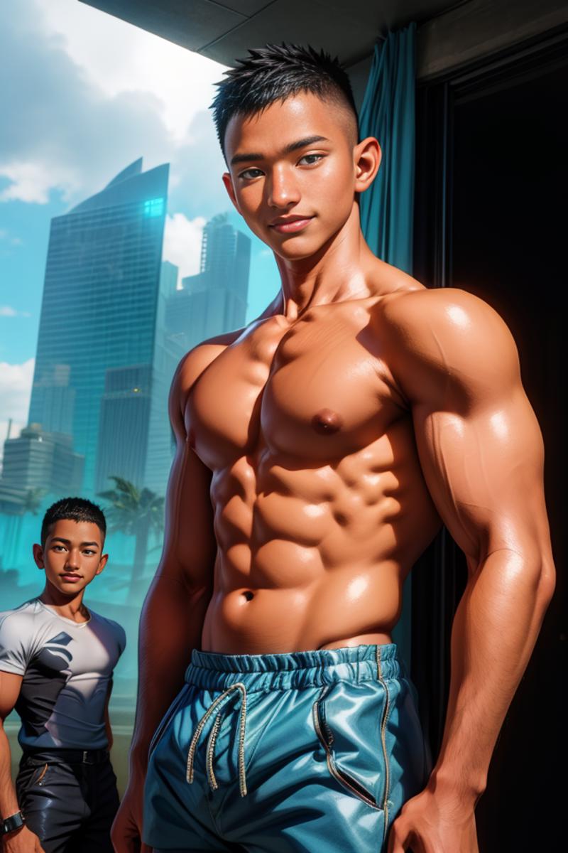 Syahnk -  South east Asian male image by mbrother753435