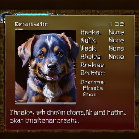 <lora:CastlevaniaSymphony-02:1>,dog