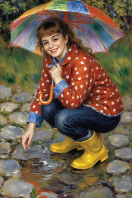 Let There Be Leisure and Light: Pierre-Auguste Renoir Impressionist Oil Painting Style