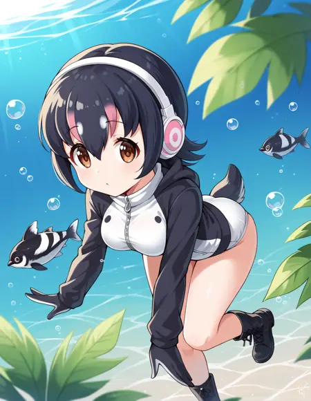 [Request] Humboldt Penguin [2 Outfit] (Kemono Friends) / SDXL Pony Diffusion
