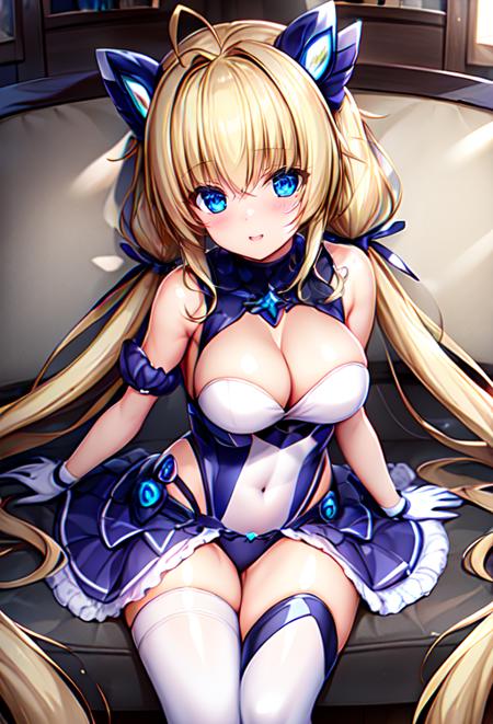 exstia_spica low twintails blonde hairs