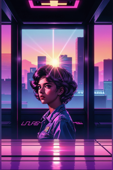 synthwave, vaporwave, synthwave punk, nvinkpunk, (masterpiece, best_quality, ultra-detailed), epic, illustration, render, volumetric lighting, LoFi Aesthetic, (masterpiece, best quality, ultra-detailed, highres), Las Vegas Nevada in the 1980s, City, 1980s retrowave, Outdoors, (fantasy), (lens flare, light leak, prismastic), no humans, (side-lighting), rule of thirds, 4 point perspective, vantage point, realistic, retro photography, Noir photography