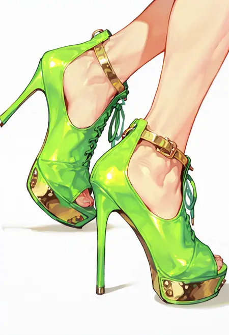 Ronticool Metal Heels