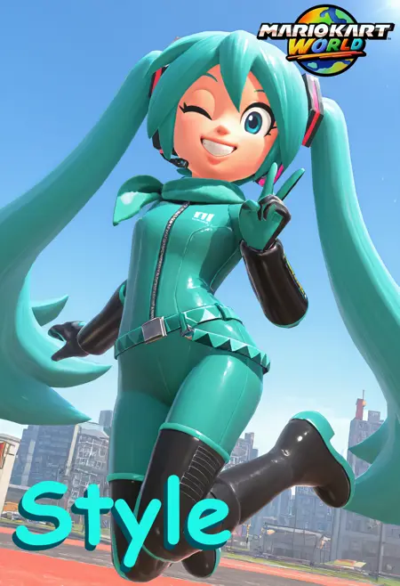 Mario Kart World (In game / Screenshot) Style | Illustrious XL and Noob XL