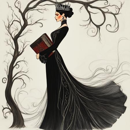 Art Nouveau Fashion illustration Illustrious