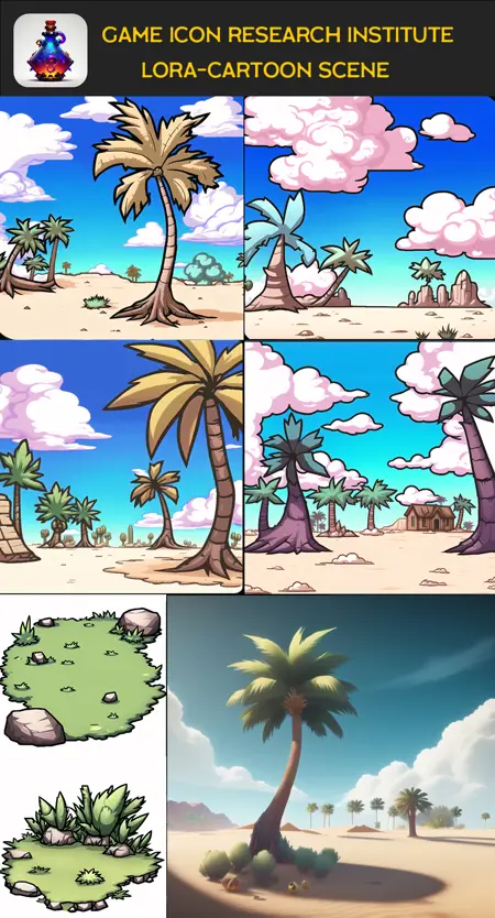 game icon institute_卡通场景