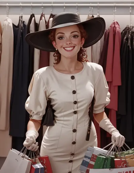 "Big Mistake!" | Pretty Woman 1990s White Button Down Dress Ensemble