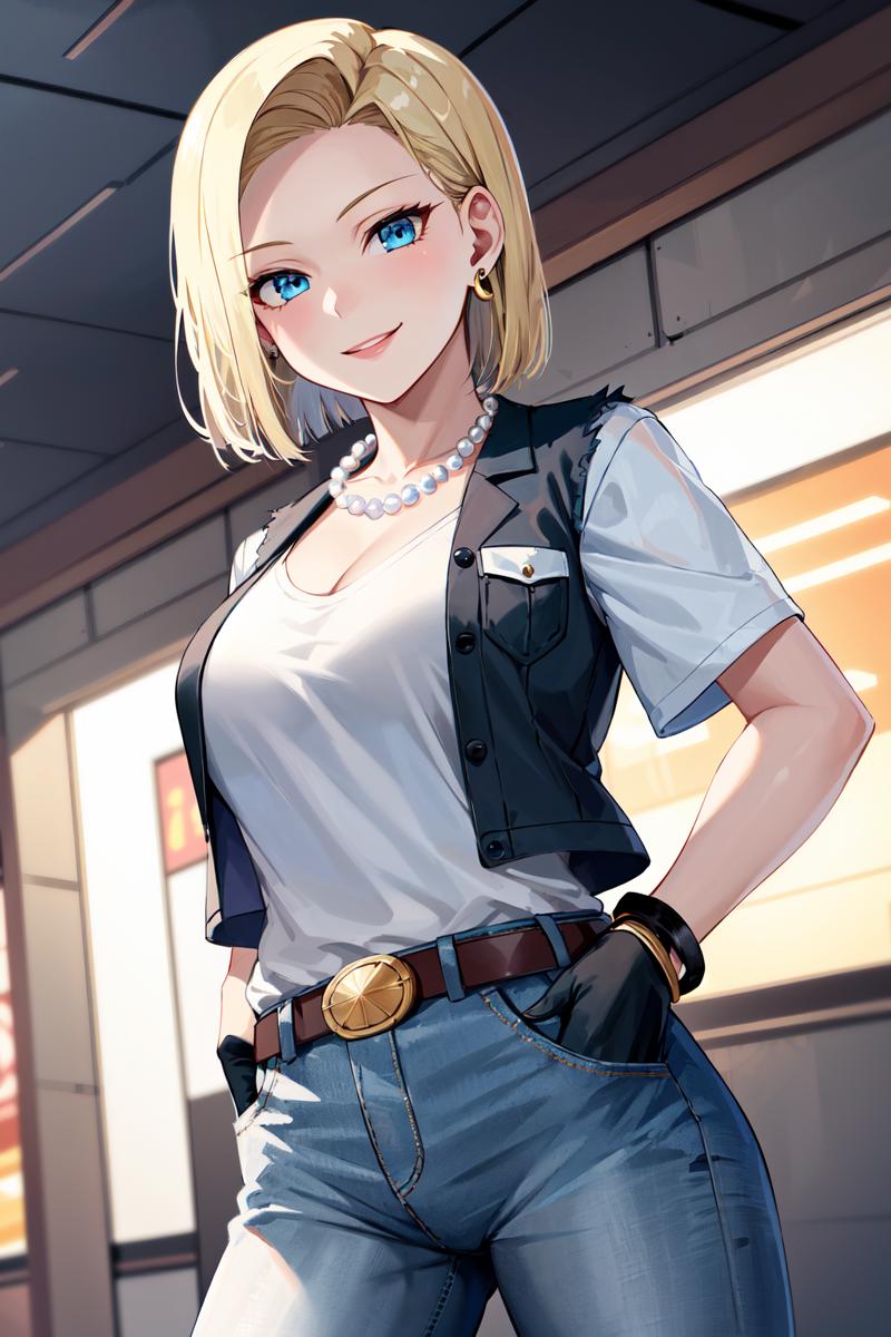 Android 18 (Dragon Ball) LoRA - one, Stable Diffusion LoRA